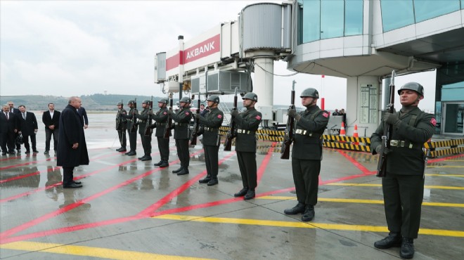 Cumhurbaşkanı Erdoğan İzmir'e geldi