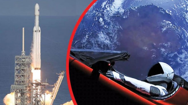 Ve Falcon Heavy yola çıktı... Rota Mars!