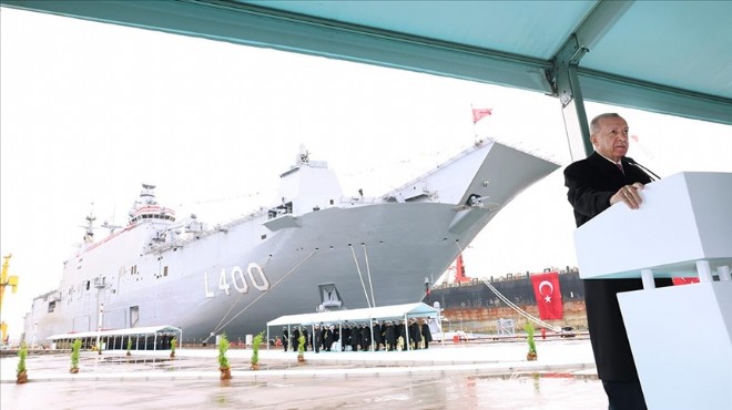 Ve Türkiye nin en büyük savaş gemisi suya indi!