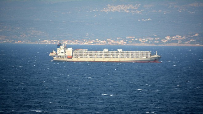 Ve  şarbonlu gemi  İzmir den ayrıldı!