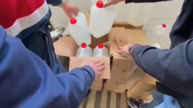 Yılbaşı öncesi iki ilçede sahte içki baskını!