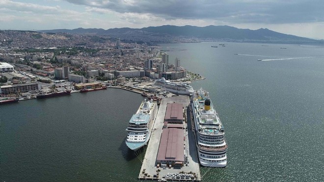 Yüzen oteller İzmir e turist taşıdı: İşte 4 aylık rakamlar!
