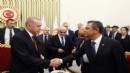 Erdoğan ve Özel Meclis'te bir araya geldi