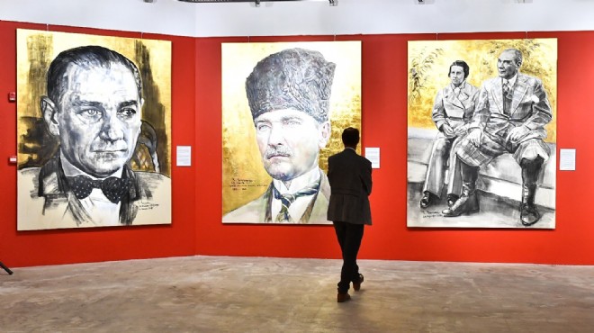 'Atatürk: İz Bırakan İlkler Dev Portreler' sergisi açıldı