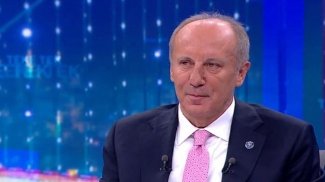 ''Ben ille Muharrem İnce aday olsun derdinde değilim!''