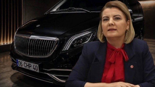  CHP  plakalı makam aracını satışa çıkardı