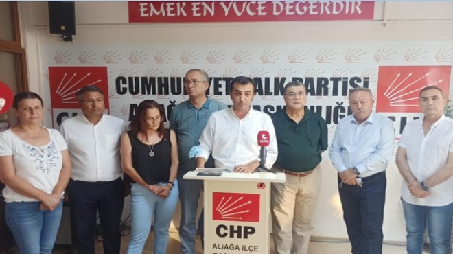 CHP'den Aliağa çıkarması... Yerel yönetime sert eleştiriler!