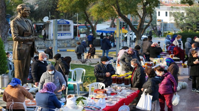 'Fenomenler' Buca üretici pazarını keşfetti!