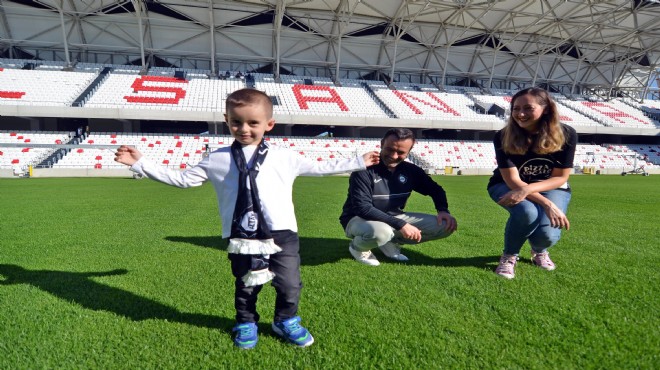  Göbekten  Altay taraftarının maç heyecanı!