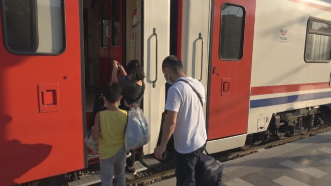  İzmir Mavi Tren  15 ay sonra yola çıktı!