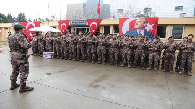  İzmir PÖH Timi  Afrin e dualarla uğurlandı