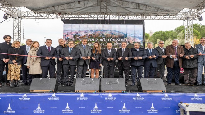  İzmir in ikinci Kültürpark ı yeni yüzüyle yola çıktı... Soyer: Umut ateş olsun!