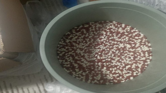  Torbacı  baskını: Çöp kovasını zula yapmış!