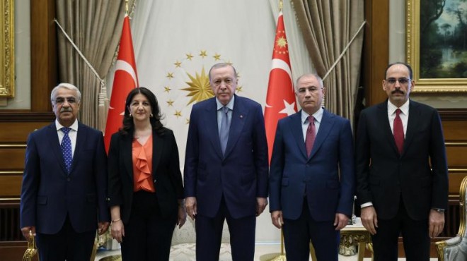 1 saat sürdü: Erdoğan-DEM Parti heyeti zirvesi!