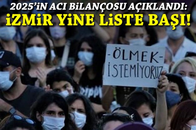 2025'in acı bilançosu: İzmir kadın cinayetinde yine liste başı!