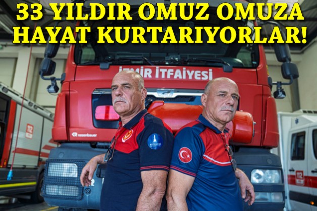 33 yıldır omuz omuza hayat kurtarıyorlar!