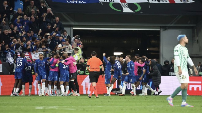 5 te 5 yaptı: Konferans Ligi şampiyonu Chelsea!