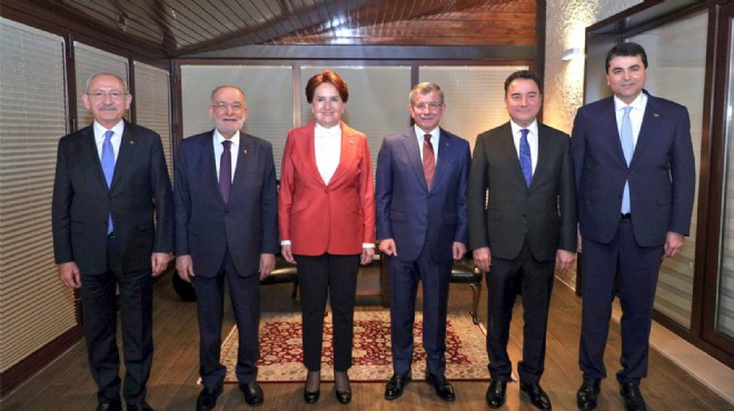 6 partiden tarihi toplantı: İzmir'in başkanları da orada olacak!