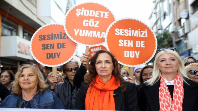 8 Mart dayanışması Karşıyaka da!