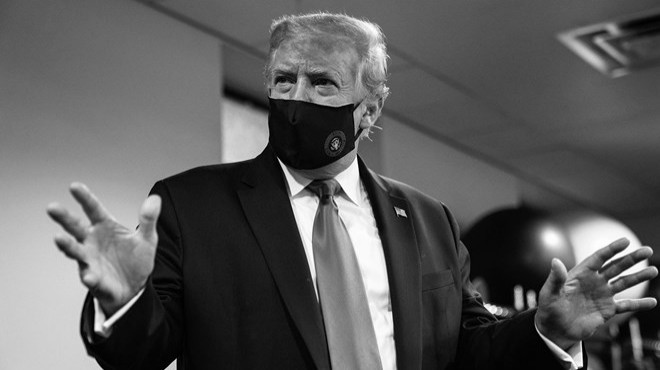 ABD Başkanı Trump tan maskeli  vatanseverlik  mesajı