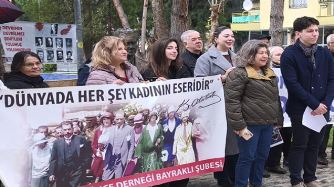 ADD Bayraklı: Cumhuriyet bir kadın devrimidir
