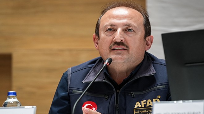 AFAD Başkanı Pehlivan dan  Dirençli İzmir Projesi  açıklaması