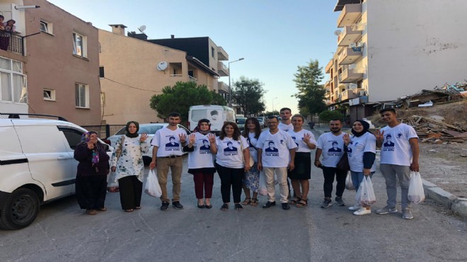 AK Parti İzmir Yasin Börü için kurban eti dağıttı