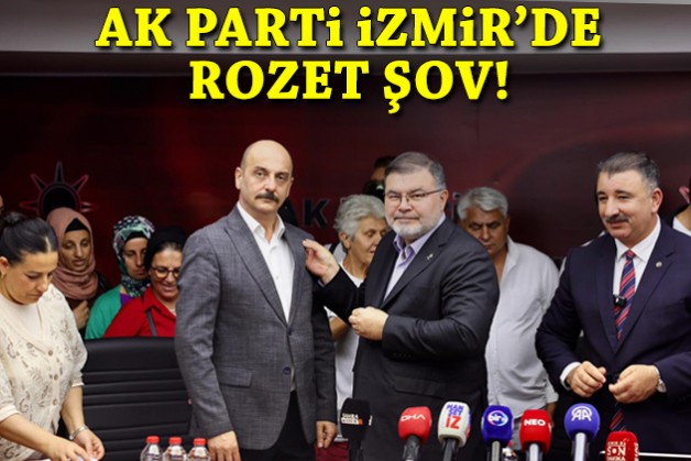 AK Parti İzmir'de rozet şov!