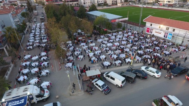 AK Parti Menderes'ten 2 bin kişilik iftar sofrası
