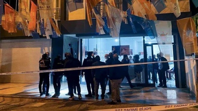 AK Parti seçim bürosu önünde silahla ateşe 2 gözaltı