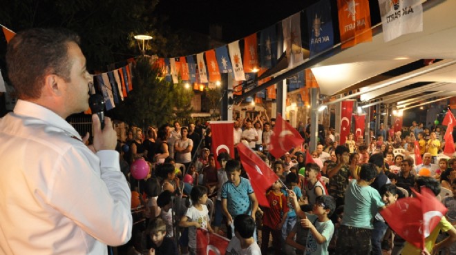 AK Parti Buca da İzmir Marşlı iftar