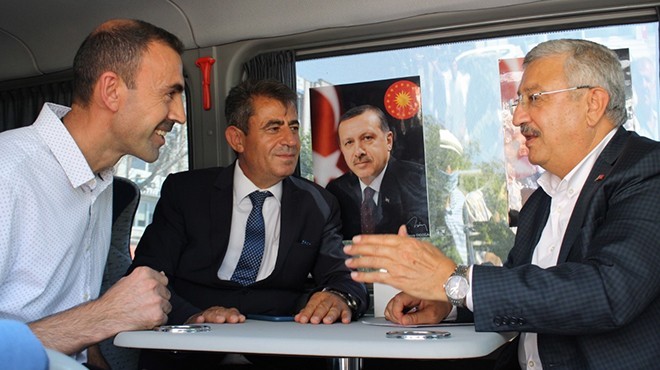 AK Partili Nasır'ın mobil ofisinde yeni durak Aliağa