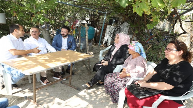 AK Partili Sürekli den yangın bölgesine ziyaret ve müjdeli haber