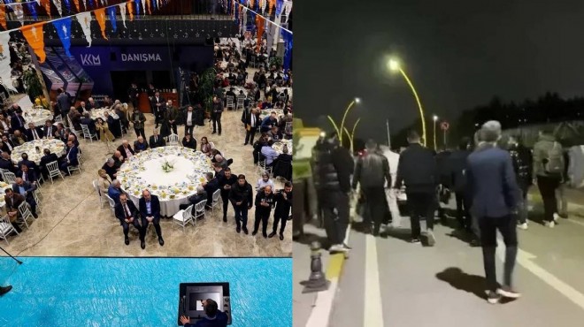 AK Partililer iftarda tekme tokat birbirine girdi