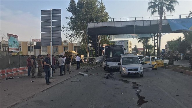 Polis aracına bombalı saldırı: 5 yaralı