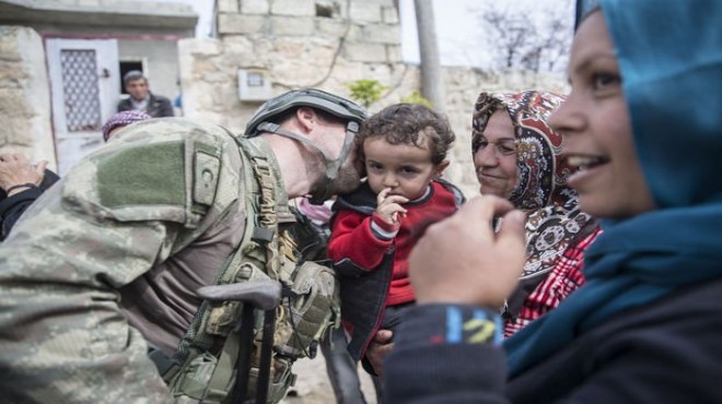 Afrin’e yardım yağıyor!