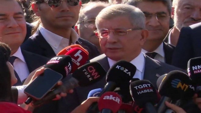 Ahmet Davutoğlu ifade verdi: Cumhuriyet tarihinde bir ilk