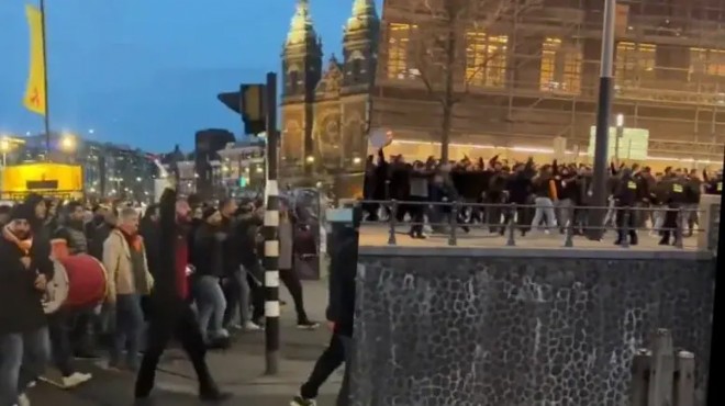 Ajax-Galatasaray maçı öncesi gözaltı!