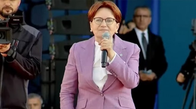 Akşener İzmir de CHP seçmenine seslendi: Her aileden bir oy istiyorum!