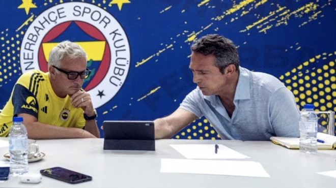 Ali Koç ve Mourinho nun zirvesinden ilk fotoğraf