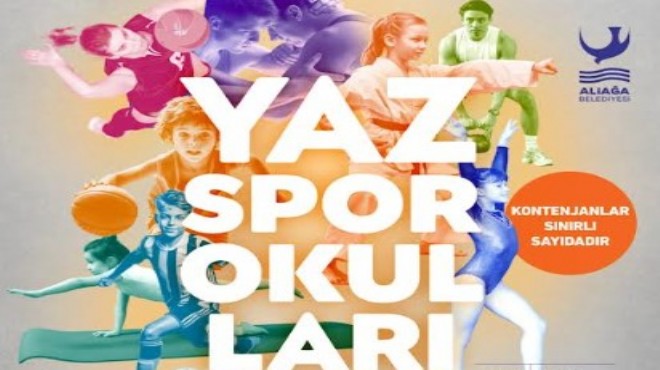 Aliağa Belediyesi yaz spor okulları kayıtları başlıyor