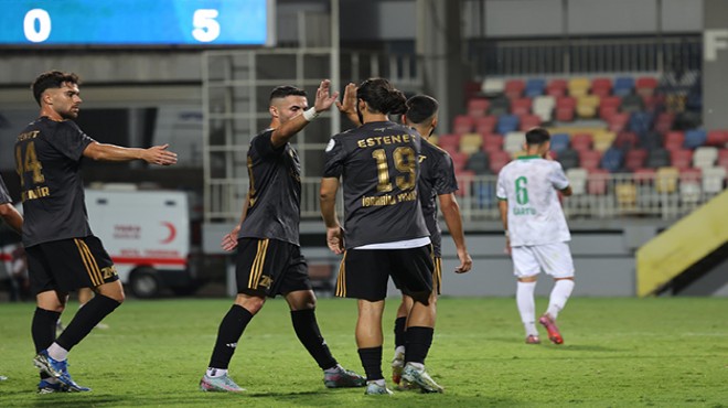 Aliağa FK kupada 6 golle turladı