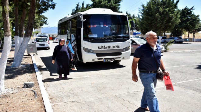 Aliağa'da bayramda ücretsiz ulaşım