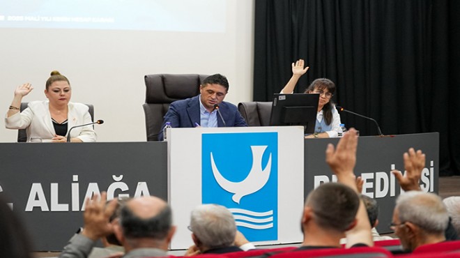 Aliağa da kesin hesaba meclis onayı