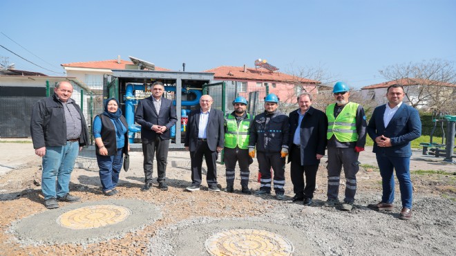 Aliağa’da doğal gaz ağı genişliyor: Bir mahallede daha abonelikler başladı!