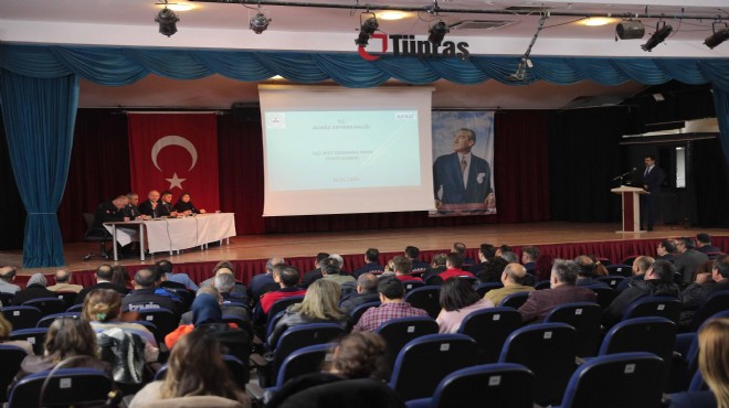 Aliağa’da gündem afet yönetimi için yol haritası