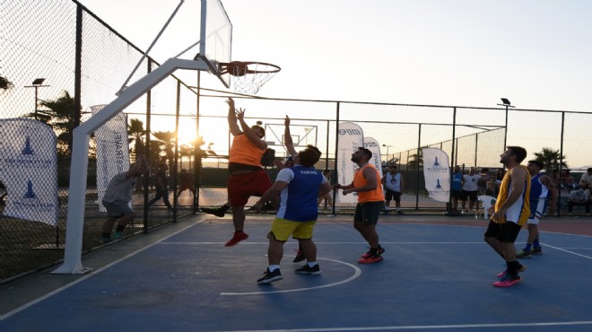 Aliağa'da streetball coşkusu