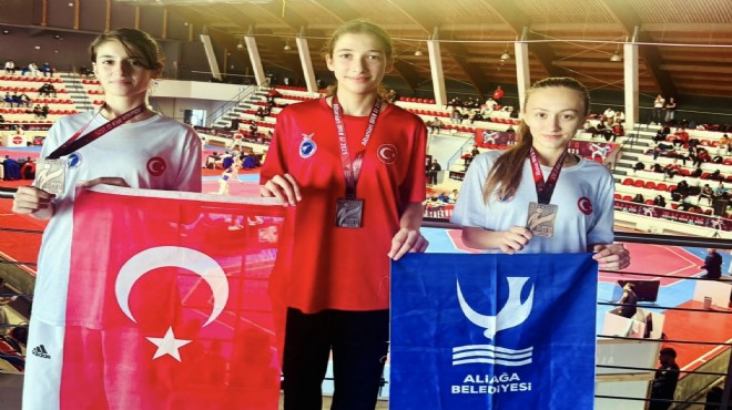 Aliağalı sporculardan Tiran’da 3 madalya!