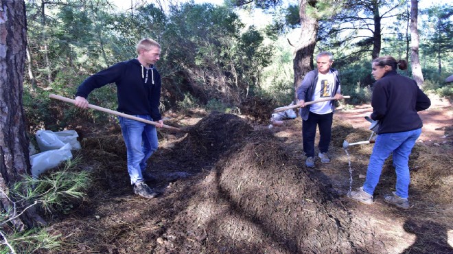 Alman öğrenci staj için Bornova'yı seçti