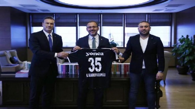 Altay'dan Bakan Kasapoğlu'na ziyaret